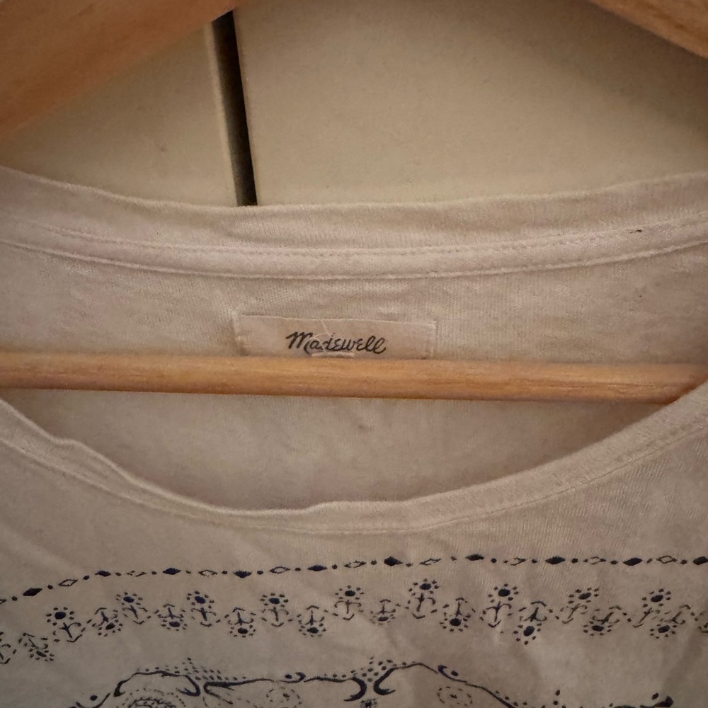 Madewell Patterned Tee - Picture 2 of 4